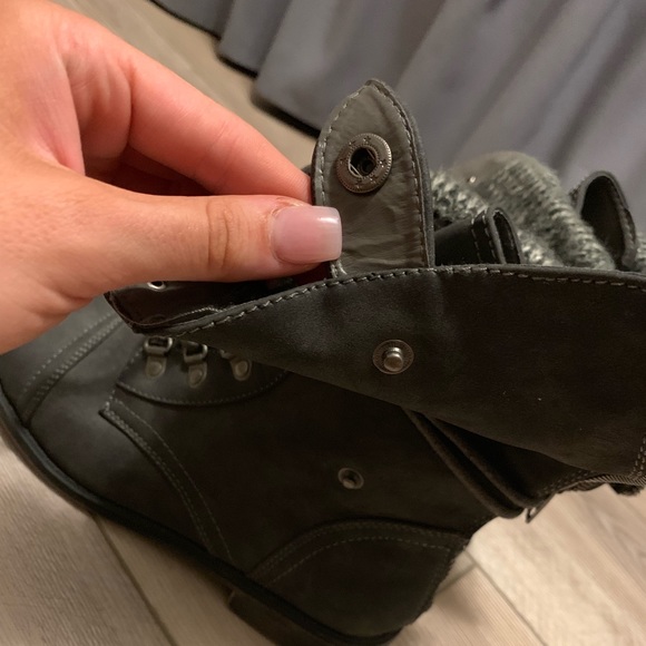 Sloane Combat Boots - Picture 2 of 4